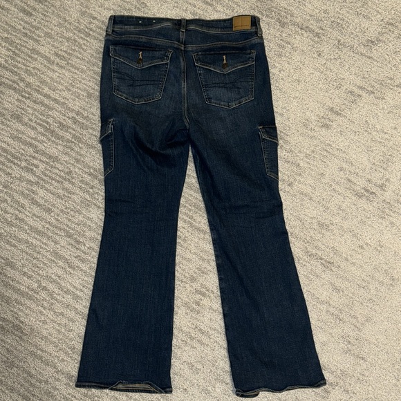 AE Stretch Low Rise Kick Bootcut Jean - Picture 6 of 7
